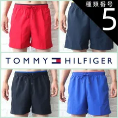 種類5:BLACK　ブラック/XXL 水着 メンズ サーフパンツ ビーチショーツ 海パン ハーフパンツ ショートパンツ 短パン トミーヒルフィガー 水陸両用 TOMMYHILFIGER
