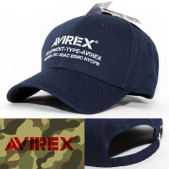 ローキャップ 帽子 メンズ AVIREX ネイビー 14534000-49