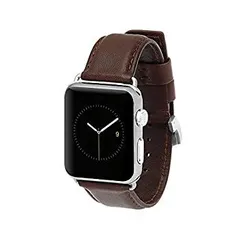 【中古】【非常に良い】【Case-Mate】 Apple Watch 1-5 42mm 44mm 対応 ウォッチ 本革バンド シグネイチャー レザー トバコー ブラウン Watchband Signature Leather To
