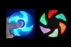 【選べる２個】LED ハンドスピナー