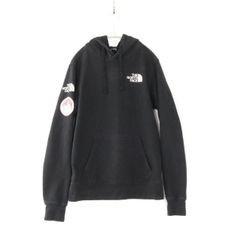 【中古C】THE NORTH FACE ザノースフェイス XS メンズ パーカー アンタークティカ ロゴ パーカー 2017 黒 綿 ポリエステル 中古C 古着