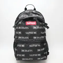 ★人気?★3M SUPREME バックパック 16AW ブラック 2025年最新】Supreme 16AW バックの人気アイテム - メルカリ
