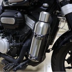 ブラック☆エマージェンシータンク☆燃料 2L 携行缶 バイク ハーレー