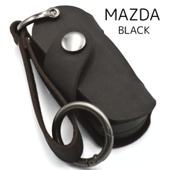 [NONINA] マツダ キーケース （黒用ページ） スマートキーケース キーカバー 本革 オイルレザー  forMAZDA  アクセラ デミオ CX-5 CX-3 CX-8 MPV アクセラスポーツ  アテンザ アテンザワゴン プレマシー  ロードスター