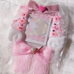硬質ケースデコ Ｂ７ 硬貨ケースデコ 痛ロゼット ピンク