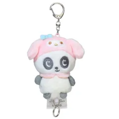 パンシェルxサンリオキャラクターズ キーリング リール付きマスコット マイメロディ サンリオ プレゼント キャラクター グッズ 