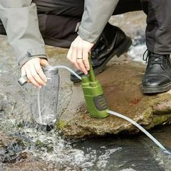 携帯浄水器 アウトドア浄水器 濾過器 非常用浄水器 アウトドア 水ろ過装置 災害用浄水器 直飲み 浄水システム 羅針盤付き 防災用品