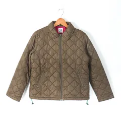 アーノルドパーマー ブルゾン ジャケット キルティング 中綿 アウター レディース 9サイズ カーキ Arnold Palmer 【中古】