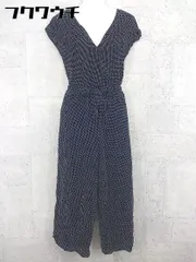 ◇ ◎ Sonny Label URBAN RESEARCH 水玉 ドット ノースリーブ オールインワン サイズF ブラック レディース 【中古】 【1101210009476】
