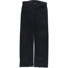 古着 リーバイス Levi's リーバイス501 ユーロモデル ブラックデニム ストレートデニムパンツ メンズw32相当/eaa546189