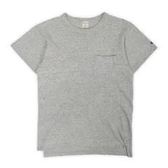チャンピオン Champion 80s 80年代 88/12 ポケットTシャツ MADE IN USA アメリカ製 トリコタグ 珍品 無地 ブランク ポケT ヴィンテージ 古着 メンズ Tシャツ・カットソー 霜降りグレー M【中古】