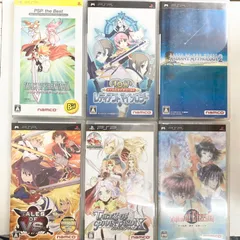 【まとめ売り】PSPソフト テイルズシリーズ 6本セット販売 ファンタジア ワールド エターニア バーサス