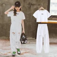 子供服 キッズ 女の子 ジャージ 上下セット 半袖シャツ パンツ ガールズ 2点セット スポーツウェア ロングパンツ 運動着 スウェット ゆったり 部屋着 夏服 ウエストゴム カジュアル ジュニア服 おしゃれ 通学 登山 FoAp172