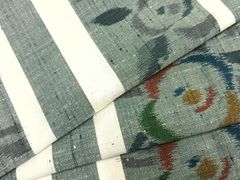 No.1880アドラス絣綿 半幅帯☆兵児帯ハンドメイド - メルカリ