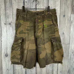 Abercrombie & Fitch アバクロ 迷彩 ショート カーゴ パンツ