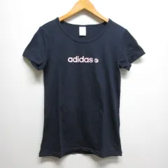 アディダスネオ adidas neo スポーツウェア 半袖 ロゴ Tシャツ L ネイビー
