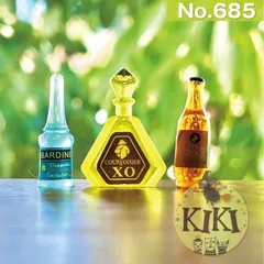 ミニチュア　ドールハウス　お酒　3点セットA　1/12スケール