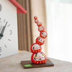 紅白ミニだるま インテリア 雑貨 癒しグッズ プレゼント ギフト 陶器