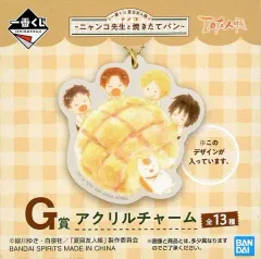 【中古】雑貨 集合/メロンパン アクリルチャーム 「一番くじ 夏目友人帳～ニャンコ先生と焼きたてパン～」 G賞