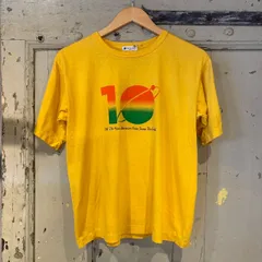 1987年　24時間テレビTシャツ チャリティーシャツ　黄色　Tシャツ　日本製　古着　Lサイズ