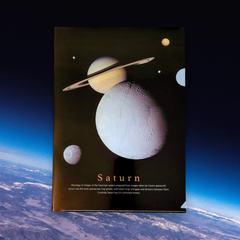 天体シリーズクリアファイル【土星】