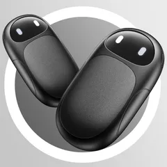 【2025新登場】 HAGOOGI 充電式カイロ 2秒急速発熱 3階段温度調節 【小型 超軽量 マグネット 分離式設計】 電気カイロ 2個セット 6000mAh クリスマスプレゼント 最大14時間連続使用 持ち運びやすい 5V/2A急速充電 繰り返し利用