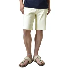 超伸縮ハーフパンツ メンズ 《ホワイト》 新品 未使用 ショートパンツ メンズ ストレッチパンツ スマホポケット イージー パンツ 【A1X】【ゆうパケット】 ファッション