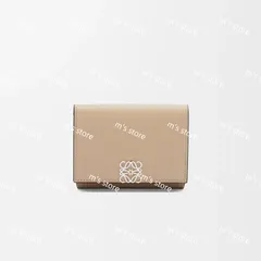 【超美品】【値下げ】ロエベ アナグラム トライフォールドウォレット（サンド） ☆LOEWE☆アナグラム トライフォールド ウォレット♡ (LOEWE