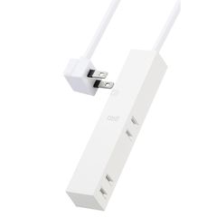 エレコム 電源タップ 見せるインテリア roo't(ルオット) 4個口 1.5m ホワイト AVT-D3-2415WH 1