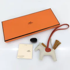 05w15580 エルメス HERMES  ロデオチャームPM  クレ/セサミ/コーネリアン  レディース  ストラップ  【中古品】