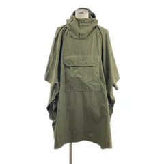 【美品】  Engineered Garments / エンジニアドガーメンツ | HOODED PONCHO フーデッド ポンチョ ポリエステルコットン | オリーブ | メンズ