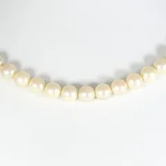 シルバー ネックレス 連パール イミテーション 総重量約38.4g 約43cm