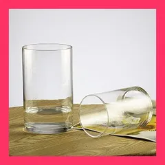 【スタッフおすすめ！】none-branded 円柱 花瓶 大 フラワーベース ガラス クリア シリンダー 北欧 透明 花器 シンプル クリア 北欧 透明 大きな インテリア 室内 大きい (直径12cm 高さ20cm)