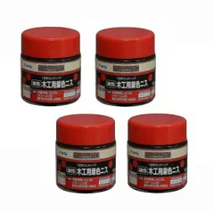 アサヒペン 木工用着色ニス １００ＭＬ ウォルナット 4缶セット