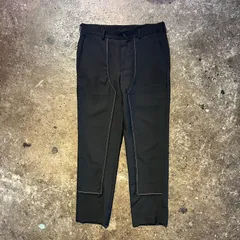 BLACK COMME des GARCONS 24ss ウールギャバステッチデザインパンツ ブラックコムデギャルソン 2024ss AD2023 1M-P015のサムネイル