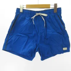 マークバイマークジェイコブス MARC by MARC JACOBS タグ付 近年モデル ショートパンツ ハーフパンツ ゴムウエスト 青 ブルー M のサムネイル