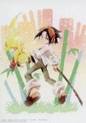 [중고] 잡화 아사쿠라 잎 (등신) 일러스트 보드 [이치 반 쿠지 SHAMAN KING] D상