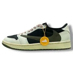 Travis Scott NIKE Women's Air Jordan 1 Low OG Medium Olive コラボ エアジョーダン1 スニーカー DZ4137-106 ミディアムオリーブ ナイキ トラヴィススコット 25cm 84499A1