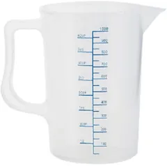 【即納】三能ジャパン食品器具 計量カップ 目盛りブルー 1000ml SN4703