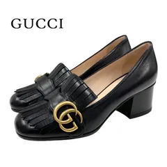 2024年最新】GUCCIダブルGフリンジパンプスの人気アイテム - メルカリ