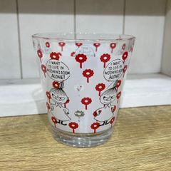 リトルミイ ガラス ホワイト 花柄