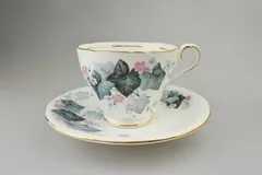 美品 aynsleyアインスレイ窯蝶と虫文トレイ