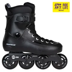 【ムラスポ公式】インラインスケート POWERSLIDE パワースライド Urban skate Zoom Black 80 PS908442