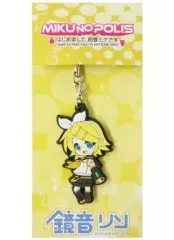 【中古】ストラップ(キャラクター) 鏡音リン ラバーストラップ ｢MIKUNOPOLIS in LOS ANGELES はじめまして、初音ミクです｣