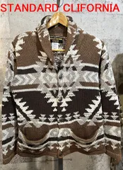 STANDARD CALIFORNIA ダイヤモンドニットカーディガン SDハンドニットカーディガン STANDARD CALIFORNIA（スタンダード