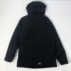 Levi's/リーバイス モッズコート ジャケット ミリタリー Thermore フード アウター ワンポイント刺繡 バングラデシュ製 メンズ M ブラックのサムネイル