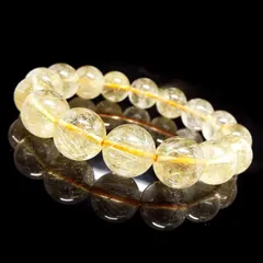 ⭐︎【天然】タイチンルチルクオーツ ブレスレット 14mm 59g ⭐︎【天然】タイチンルチルクオーツ ブレスレット 14mm 64.1g