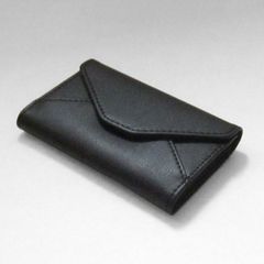 （まとめ買い）コレクト カードホルダー アコーディオン式 本革調 7ポケット カード約20枚収納 黒 CP-607V-BK 【3個セット】