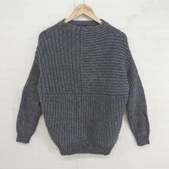◇ apart by lowrys アパートバイ ローリーズ ハイネック 長袖 ニット セーター サイズF ダークグレー系 レディース E  【1303140020426】