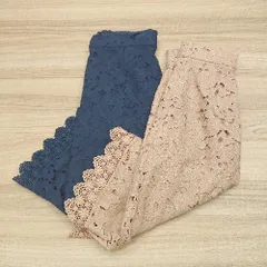 ◇ 美品 《 ROP’E PICNIC 色違い２枚セット！フラワー 花 柄 レース 裏地ストレッチ スカート レディース 》 E  【1301260034385】